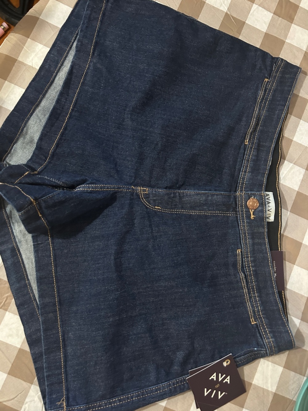 Ava & Viv high waisted denim shorts